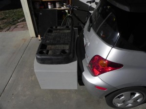 box on back of car