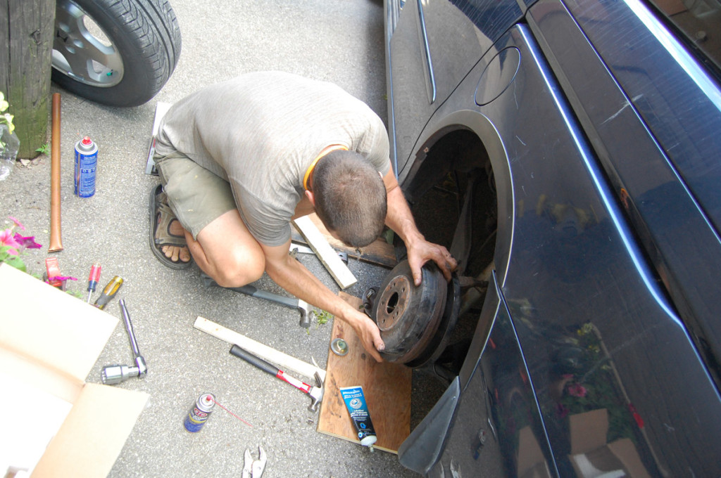 How To Remove A Stuck Wheel - EricTheCarGuy 